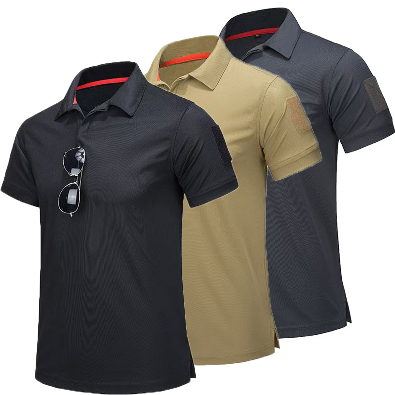 Tactical Military Shirt Cargo - Męskie wojskowe oddychające swetry letnie koszulki