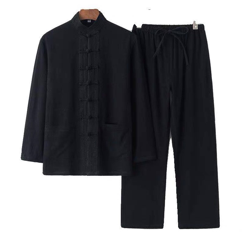 Nowa koszula z bawełny i lnu w – Mens Linen Shirt Long Sleeve recenzja i cena