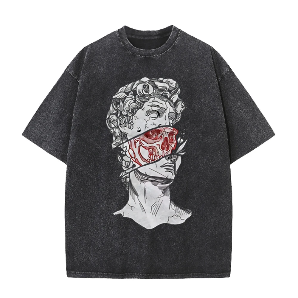 Koszulka 2026 Vintage z grafik – Acid Wash Vintage Graphic T Shirt recenzja i cena