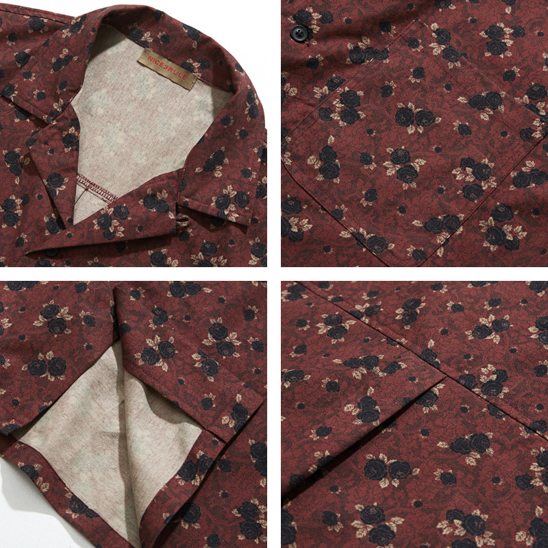 Japońska koszula w stylu retro – Vintage Hawaiian Floral Shirt recenzja i cena