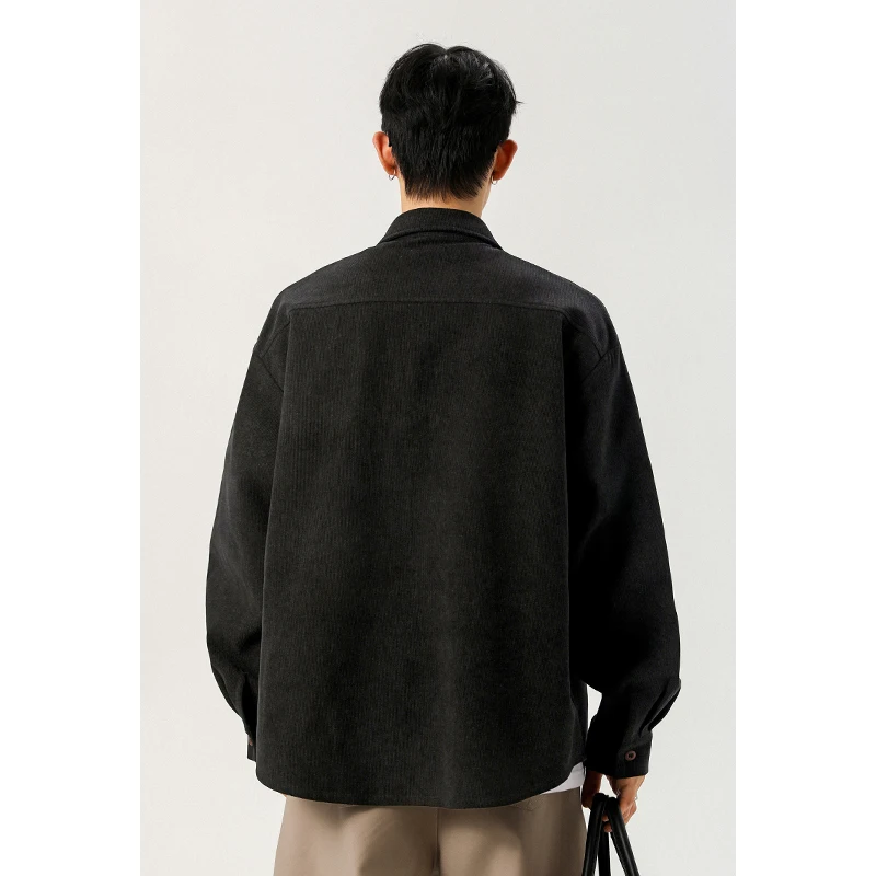 Męska koszula z sztruksu zapin – Corduroy Button Up Shirt Men recenzja i cena