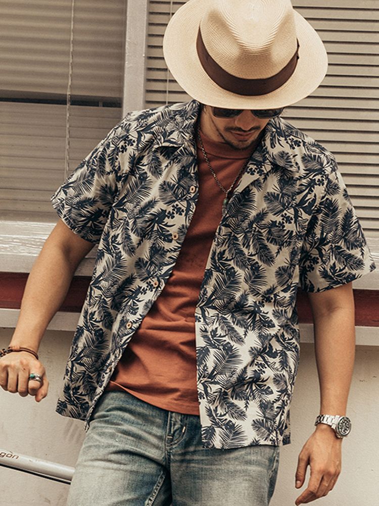 Modna męska koszula hawajska n – Vintage Hawaiian Floral Shirt recenzja i cena