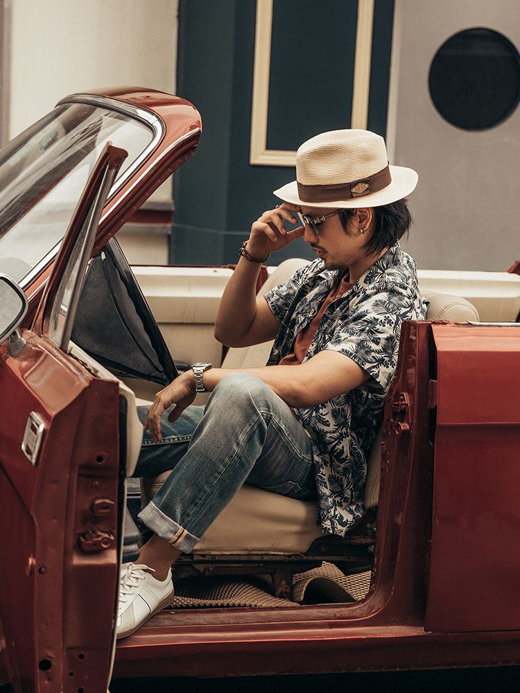 Modna męska koszula hawajska n – Vintage Hawaiian Floral Shirt recenzja i cena
