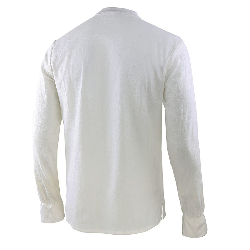 Męska koszula renesansowa pira – Mens Linen Shirt Long Sleeve recenzja i cena